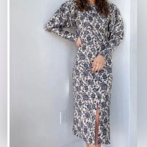 Anthropologie Puff Sleeve Dress